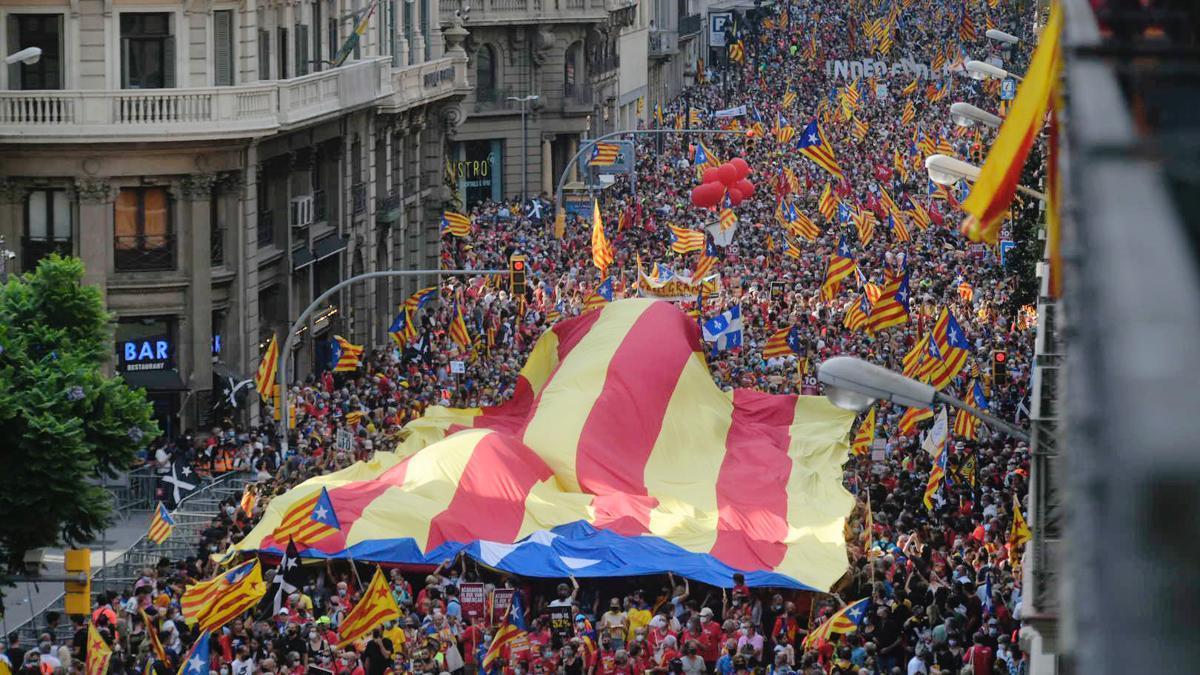 Curiosidades sobre Cataluña y su polarizacion: bandera independentista
