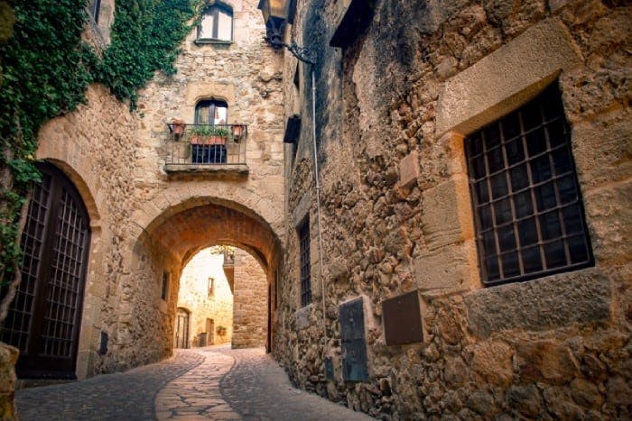 El pueblo de Pals, en Girona.