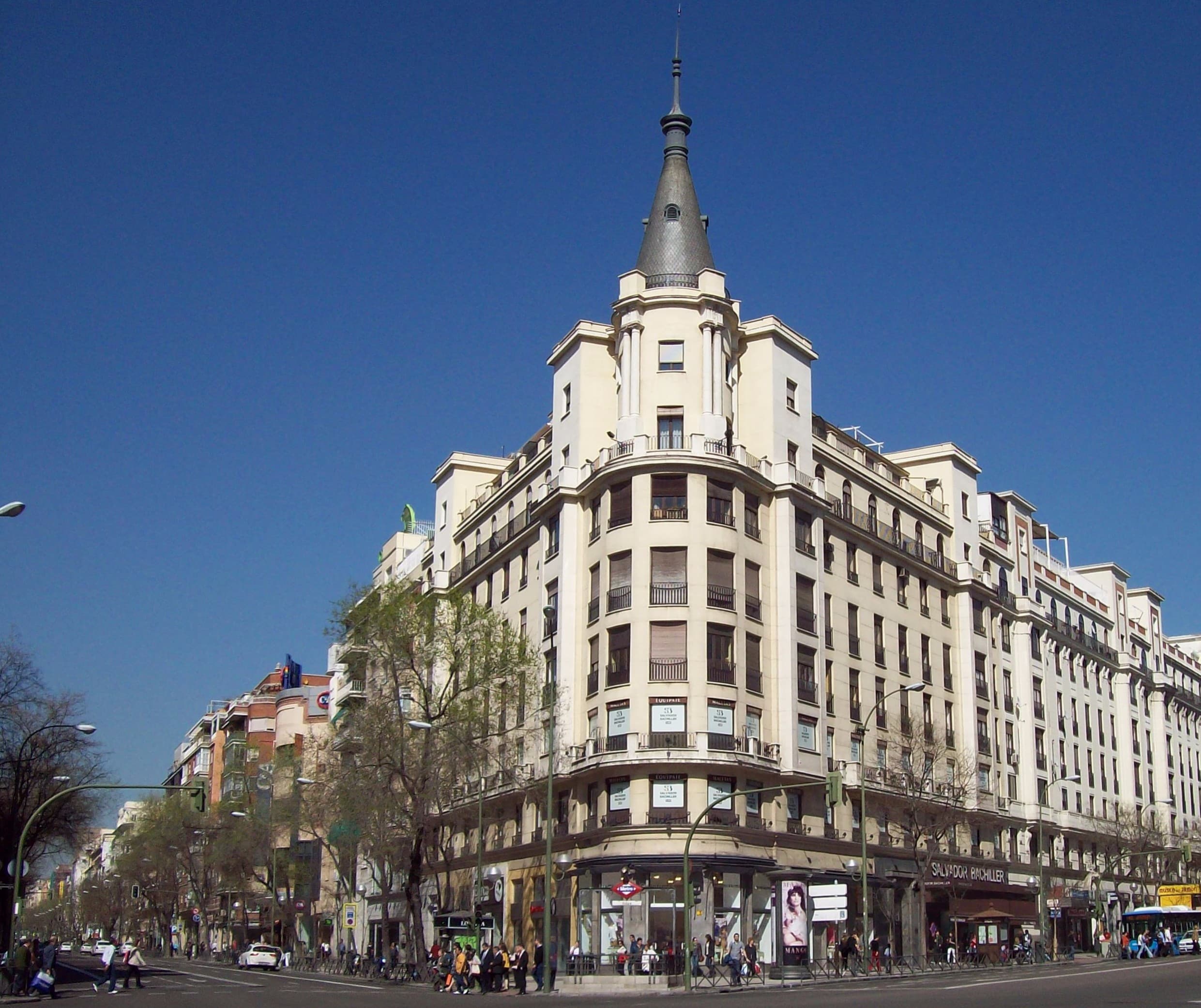 Salamanca, the luxury neighbourhood in the centre of Madrid