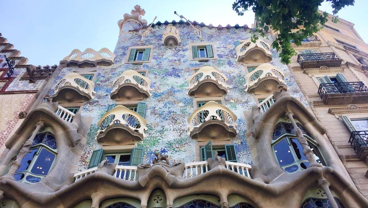 Which famous architect designed this building in Barcelona?